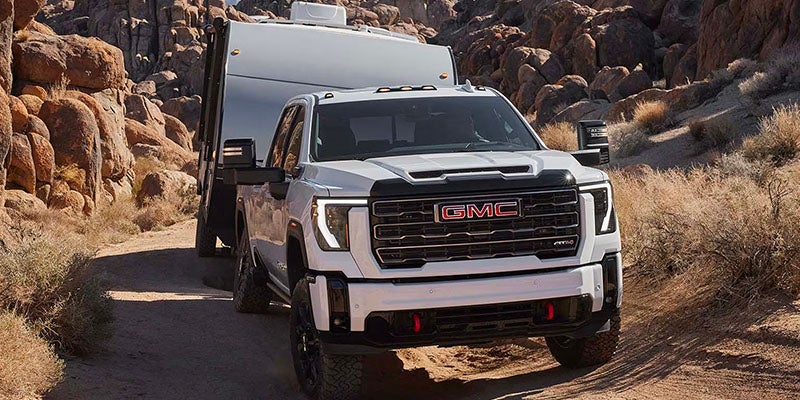 GMC Sierra White Pickup Truck