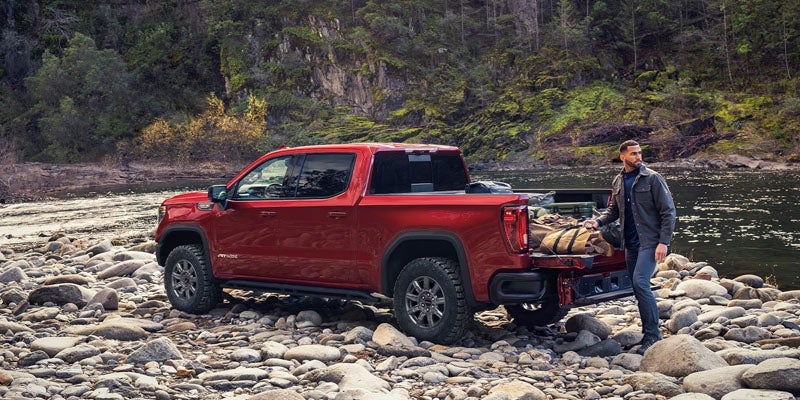 GMC Sierra 1500 Red pickup truck